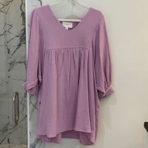 Tuckernuck Pomander Place Lavender Gauze Millie Dress - M